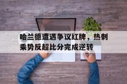 哈兰德遭遇争议红牌，热刺乘势反超比分完成逆转的简单介绍